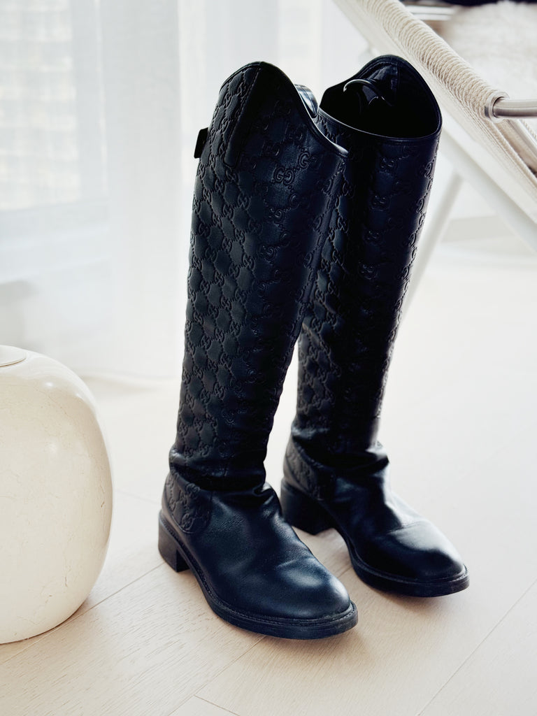 Gucci high knee boots on sale