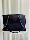 Denim Deauville Shopping Tote