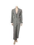 Check Print Blazer