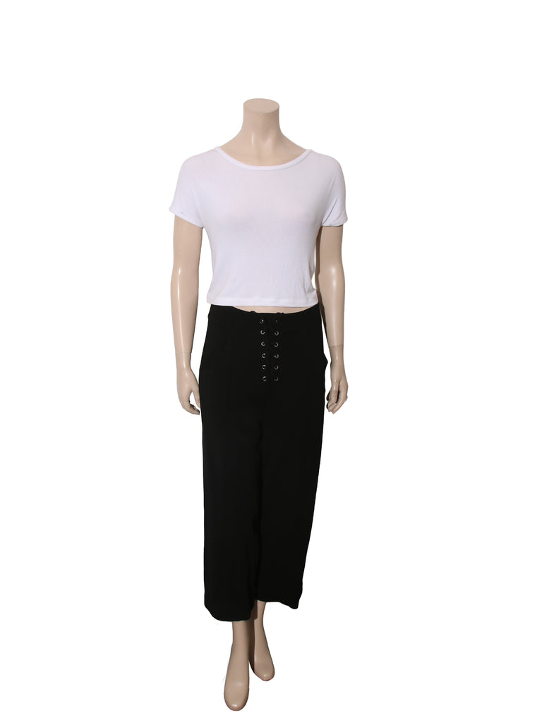 Lace Up Pants