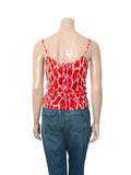 Vintage Knit Leopard Print Tank Top