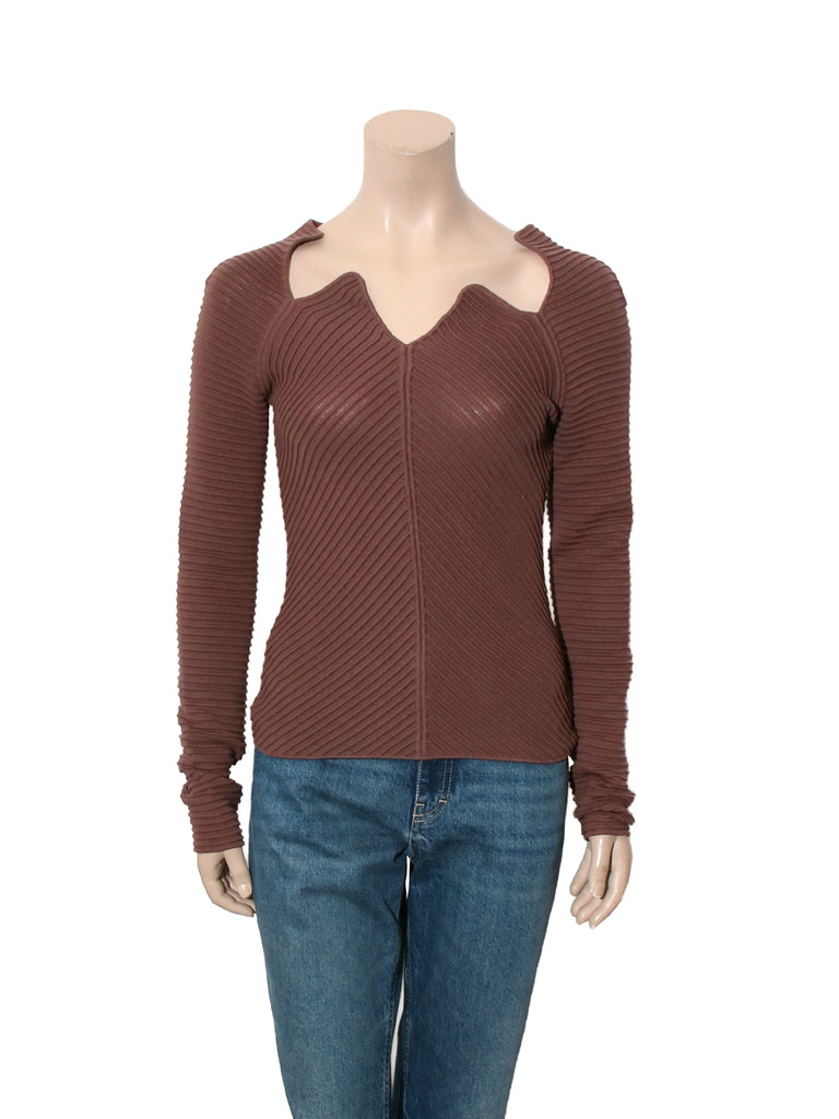 Ribbed Knit Sweater