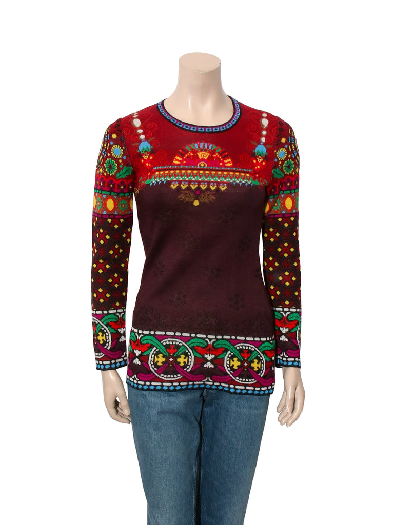 Printed Sweater