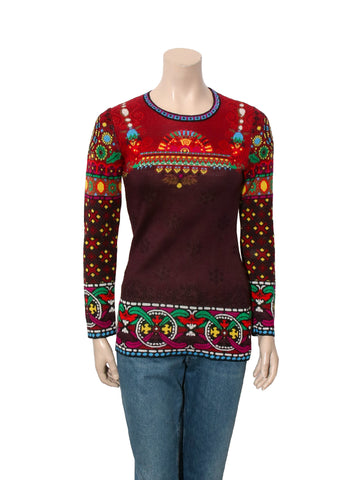 Printed Sweater