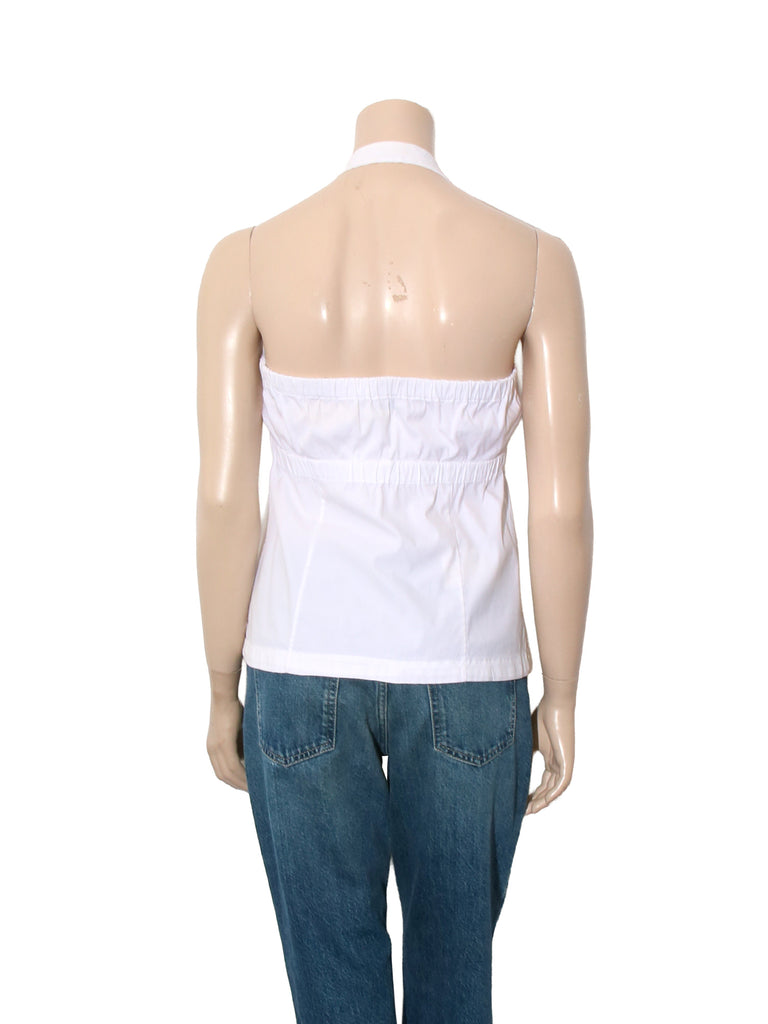 Sleeveless Button Down Top