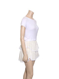 Elastic Cotton Skirt