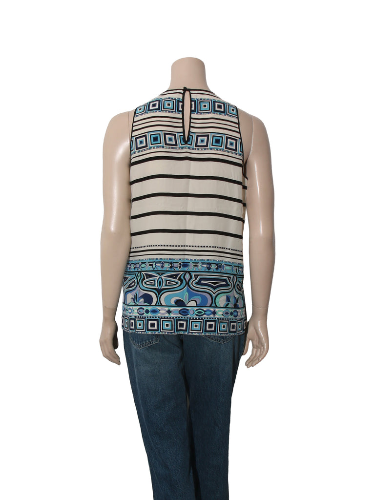 Printed Back Top