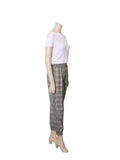 Check Print pants