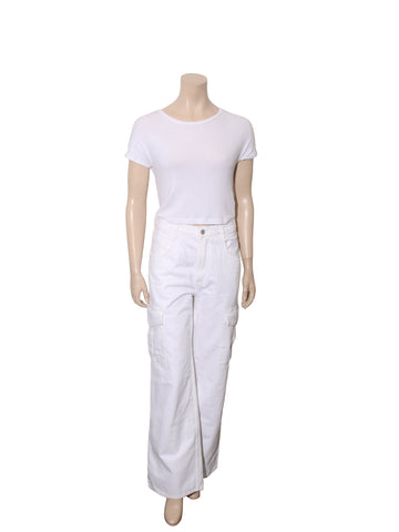 Denim Wide Leg Minka Cargo Pants