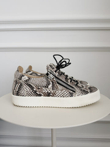 Snake Print Sneakers