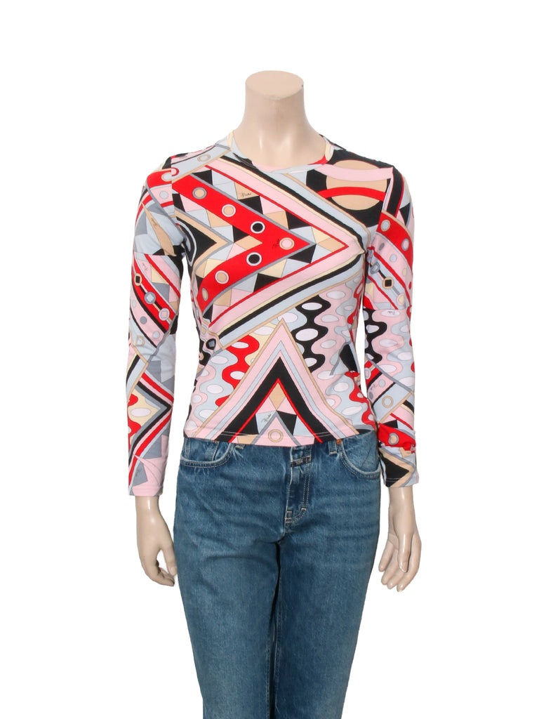 Vintage Printed Top
