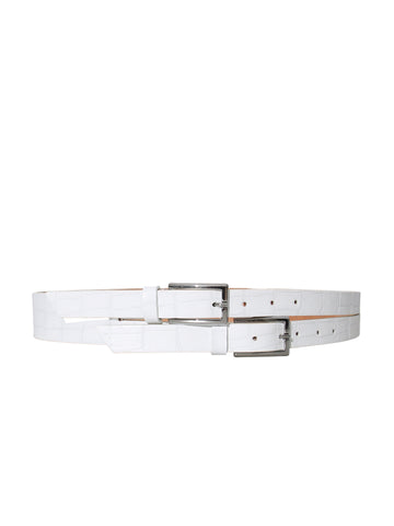 Croc Embossed Belt