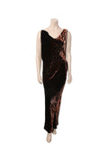 Leopard Print Velvet Dress