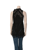Silk Lace Detail Top
