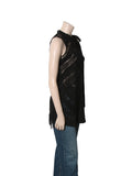 Silk Lace Detail Top