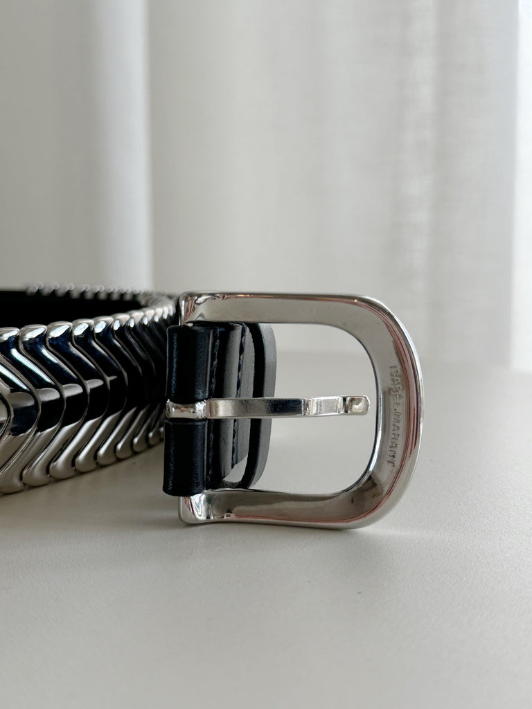 Tehora Leather Belt with Buckle