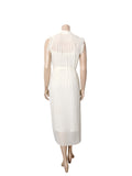 Pleated Sleeveless Dress