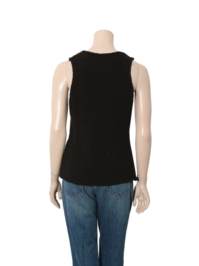 Dion Boucle Knit Vest Top