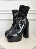 Platform Ankle Boots