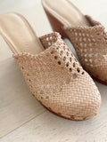 Hardie Woven Leather Clogs