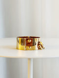 Lock Me Manchette Metal Cuff Bracelet