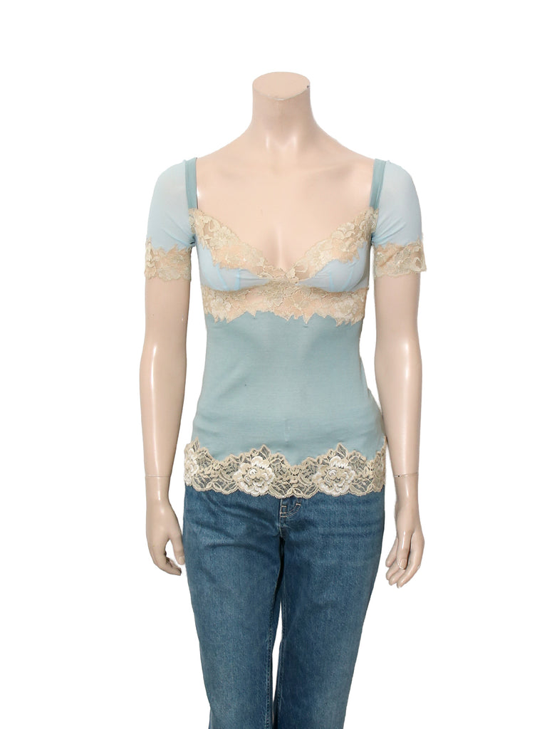 Vintage Lace Detail Top