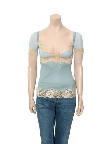 Vintage Lace Detail Top