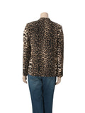 Leopard Print Blazer