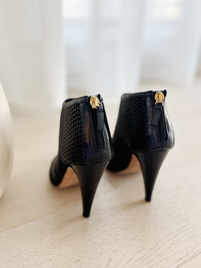 Peep-Toe Booties