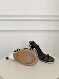 Leather Double Heel Sandals