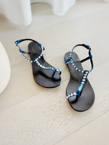 Studded Flat Sandals