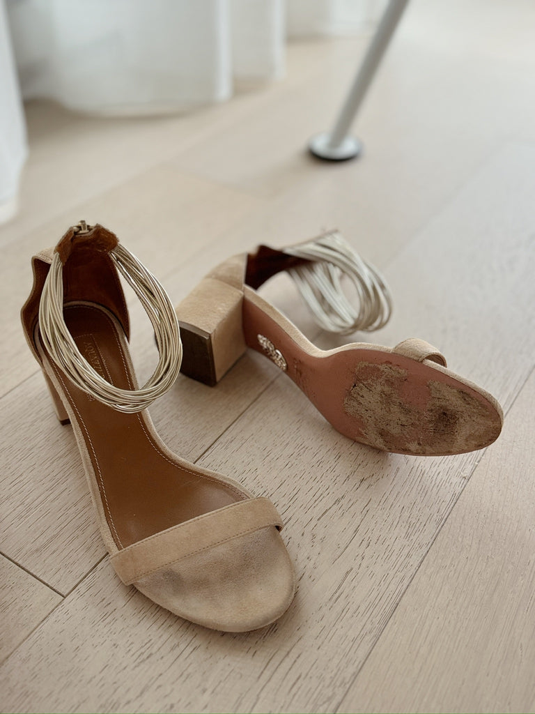 Suede Sandals