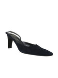 Vintage Suede Slingback Pumps