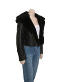 Cropped Shearling Coat