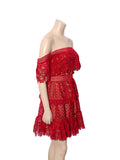 Off-Shoulder Lace Dress