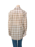 Check Print Button Down Shirt