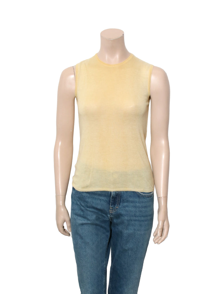 Cashmere Sleeveless Knit Top