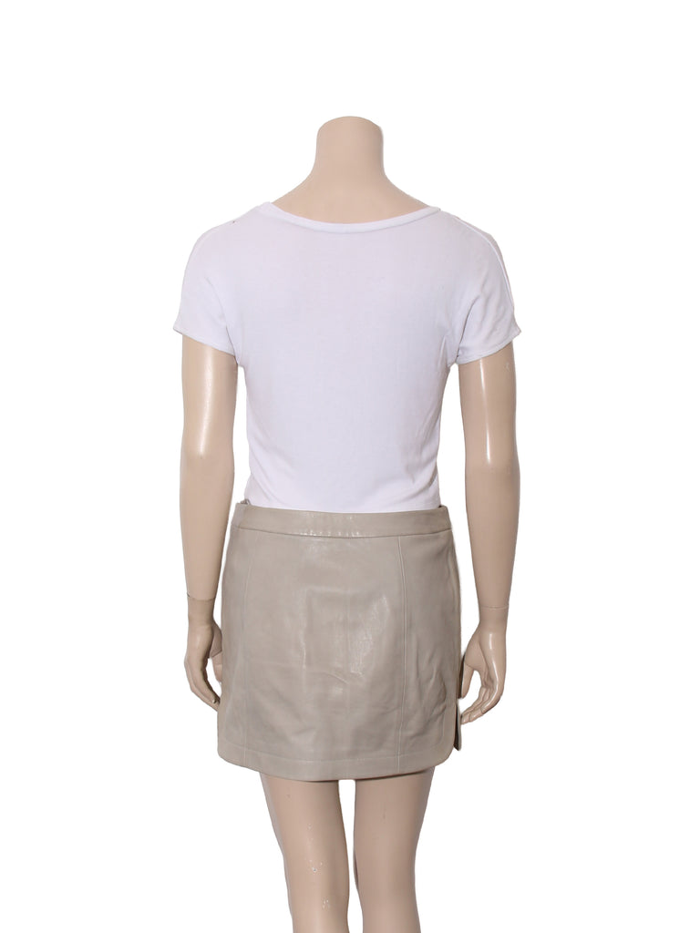 Leather Mini Skirt