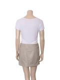 Leather Mini Skirt