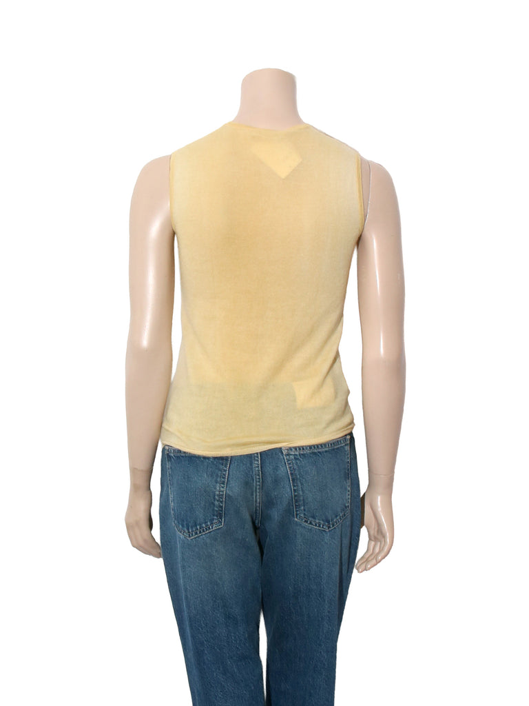 Cashmere Sleeveless Knit Top
