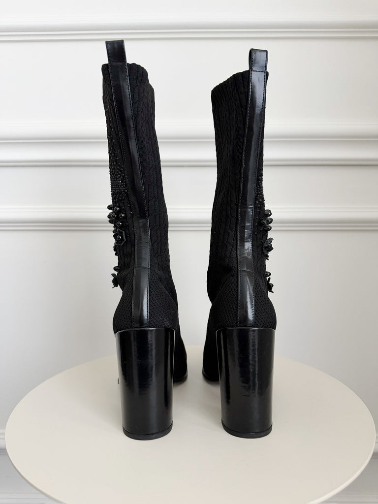 Beaded Sock Boots