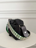 Tessuto Nylon New Vela Studded Cross Body Bag
