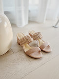 Leather Slide Sandals