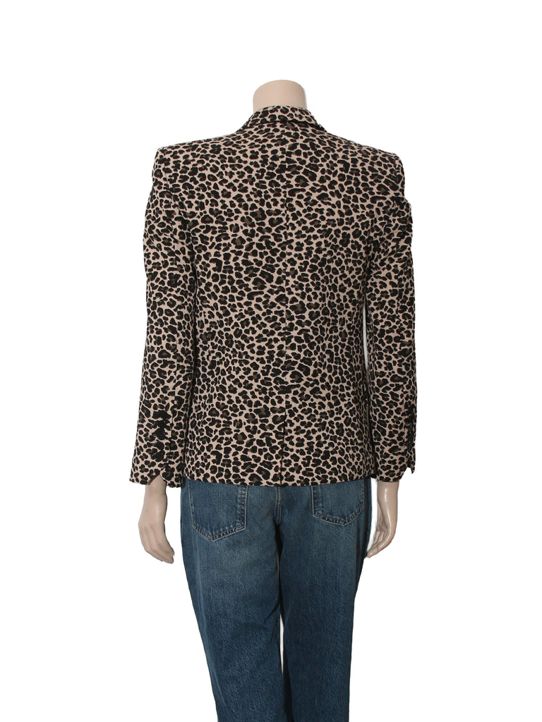 Leopard Print Blazer