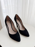 Suede Pumps