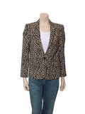 Leopard Print Blazer