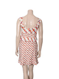 Floral Linen Crop Top and Skirt Set