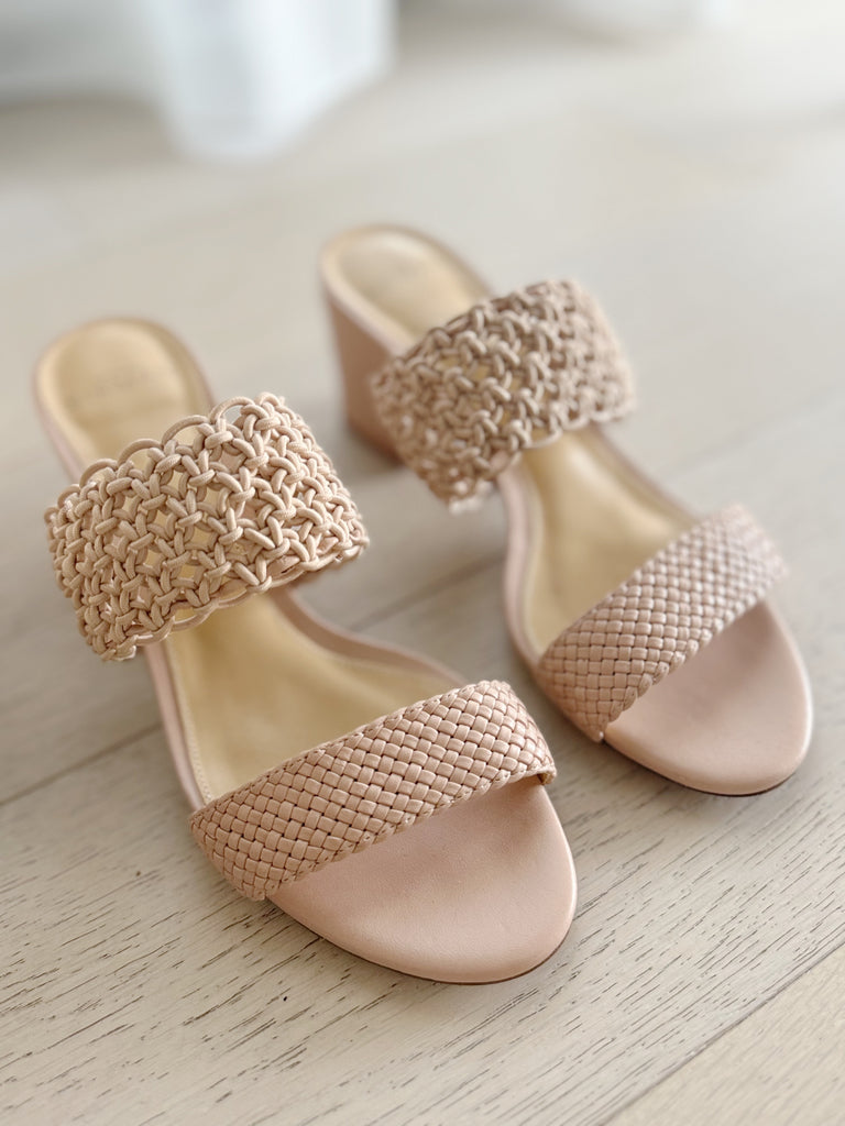 Leather Slide Sandals