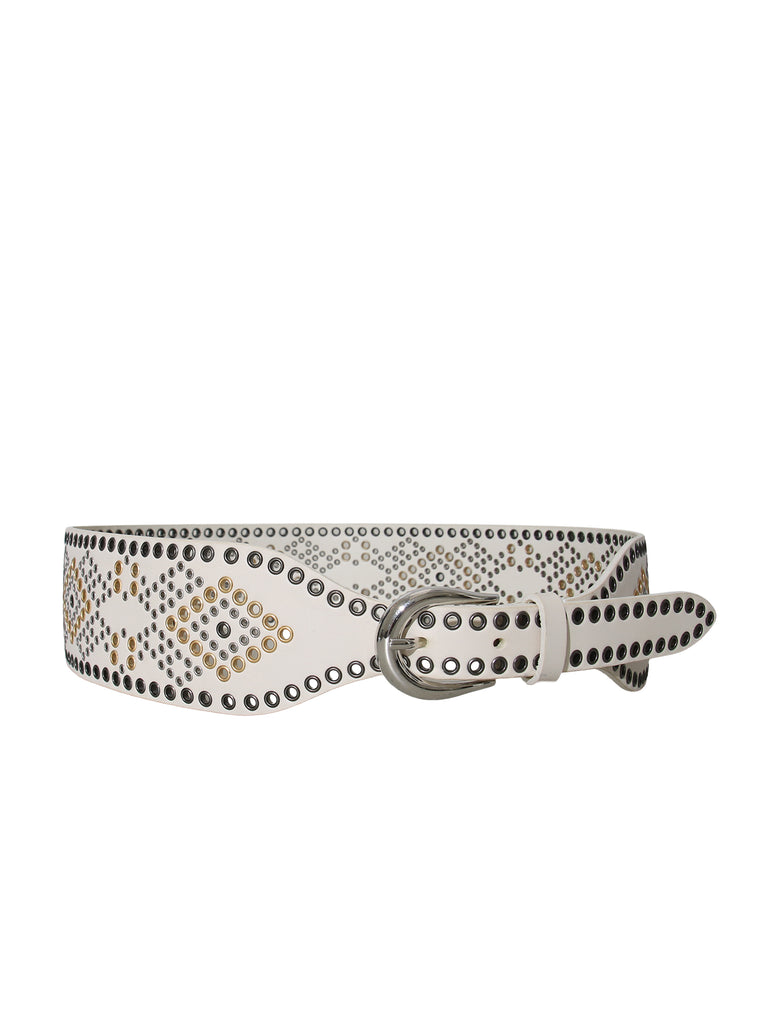 Leather Grommet Belt