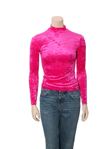Long Sleeve Velvet Top